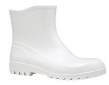 VZ - BOTA DE PLASTICO DE CANO CURTO BRANCA