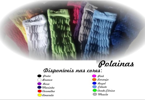 Polainas feminina varias cores