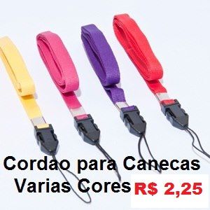 CORDÃO PARA CANECA VARIAS CORES