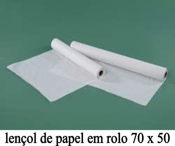 LENÇOL DE PAPEL EM ROLO 70 X 50 (UNIDADE)