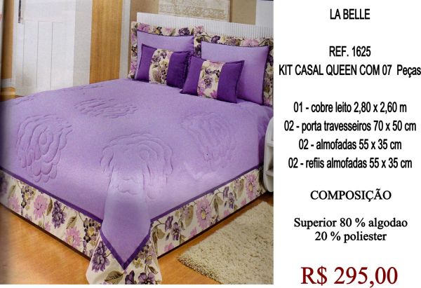 REF. 1625 KIT LA BELLE COM 07 PEÇAS